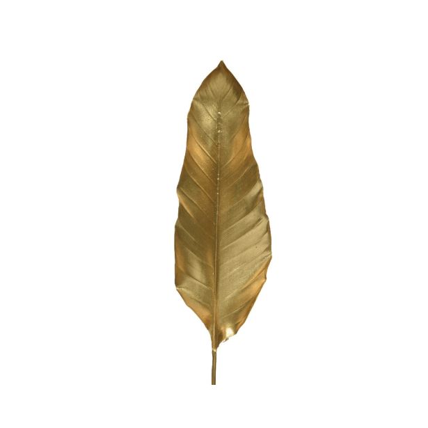 DEKORACIJA ZLAT LIST 97 CM