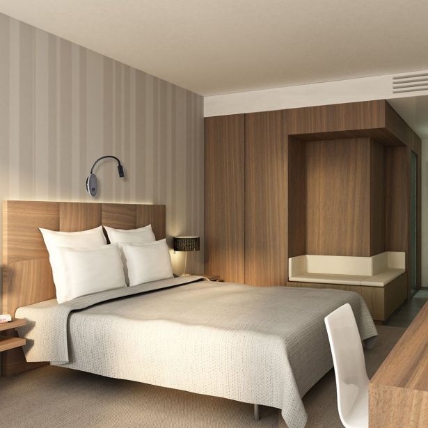 DEKORAT. STENSKA SVETILKA MILAGRO BASE 8W+2W ČRNA ML6354 NOČNA