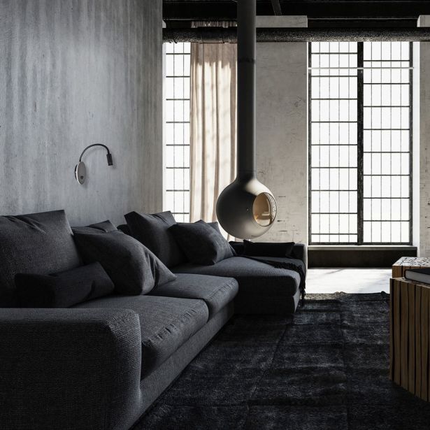 DEKORAT. STENSKA SVETILKA MILAGRO BASE 8W+2W ČRNA ML6354 NOČNA