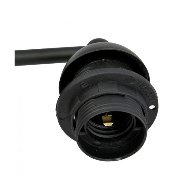 DEKORAT. STENSKA SVETILKA MILAGRO LARS BLACK 1XE27 MLP797