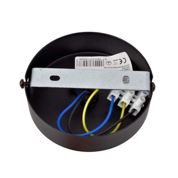 DEKORAT. STENSKA SVETILKA MILAGRO LARS BLACK 1XE27 MLP797