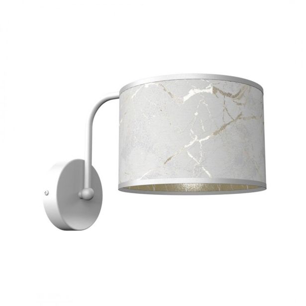 DEKORAT. STENSKA SVETILKA MILAGRO SENSO BELA 1XE27 MLP7301