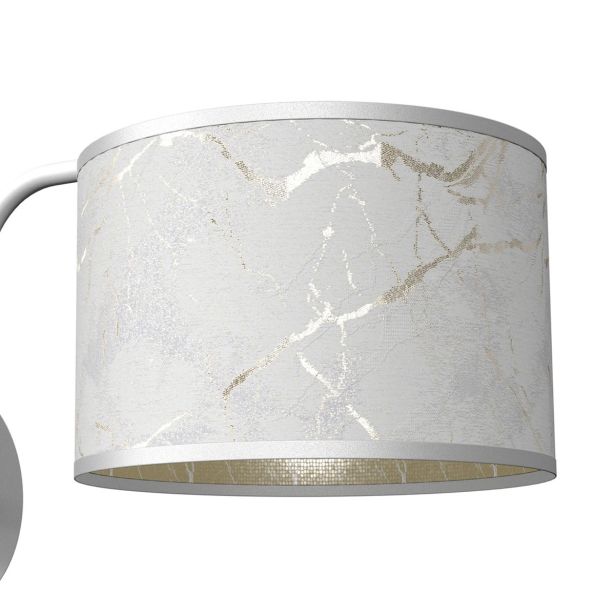 DEKORAT. STENSKA SVETILKA MILAGRO SENSO BELA 1XE27 MLP7301