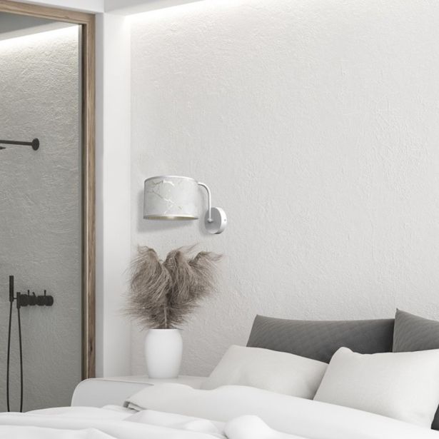 DEKORAT. STENSKA SVETILKA MILAGRO SENSO BELA 1XE27 MLP7301