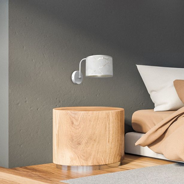 DEKORAT. STENSKA SVETILKA MILAGRO SENSO BELA 1XE27 MLP7301