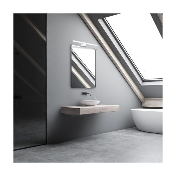 DEKORAT. STENSKA SVETILKA MILAGRO SHINE BELA 40CM 7W LED ML3875