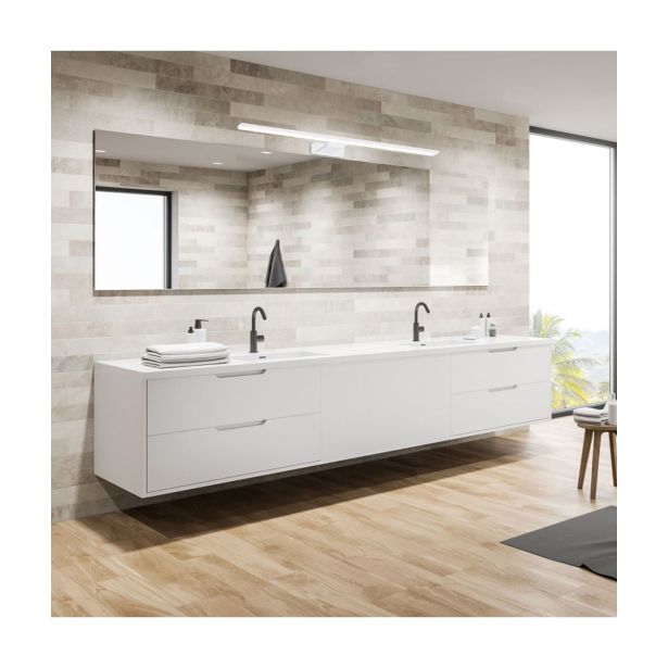 DEKORAT. STENSKA SVETILKA MILAGRO SHINE BELA 80CM 15W LED ML6337