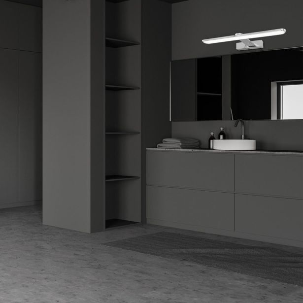 DEKORAT. STENSKA SVETILKA MILAGRO SPLASH KROM 40CM 8W LED ML5613