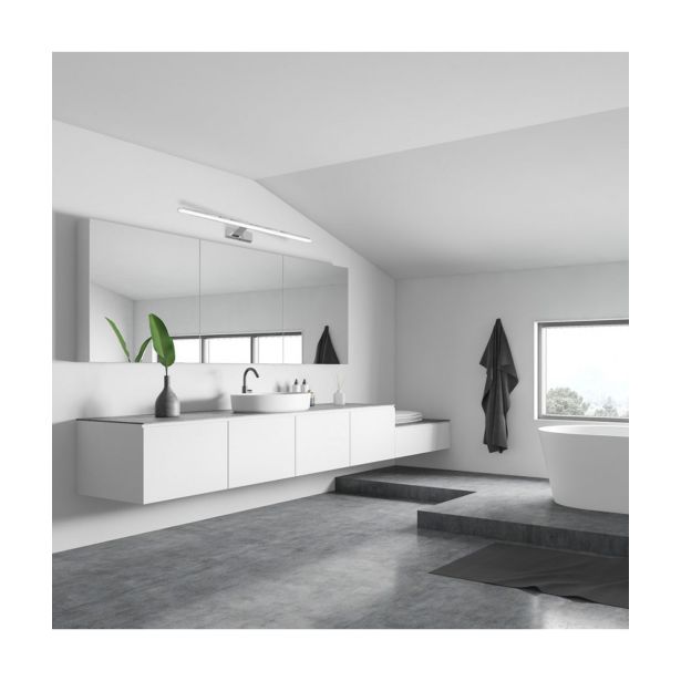 DEKORAT. STENSKA SVETILKA MILAGRO SPLASH KROM 80CM 16W LED ML5722