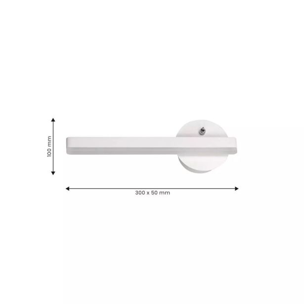 DEKORAT. STENSKA SVETILKA MILAGRO SYDNEY BELA 6W LED LEVA ML6345