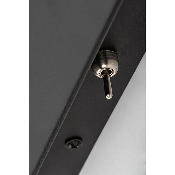 DEKORAT. STENSKA SVETILKA RABALUX TACITO GU10 1X25W ČRNA