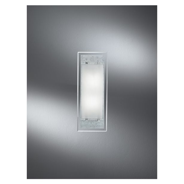 DEKORAT. STENSKA SVETILKA ALPCOM 5745 DEKOR BELA