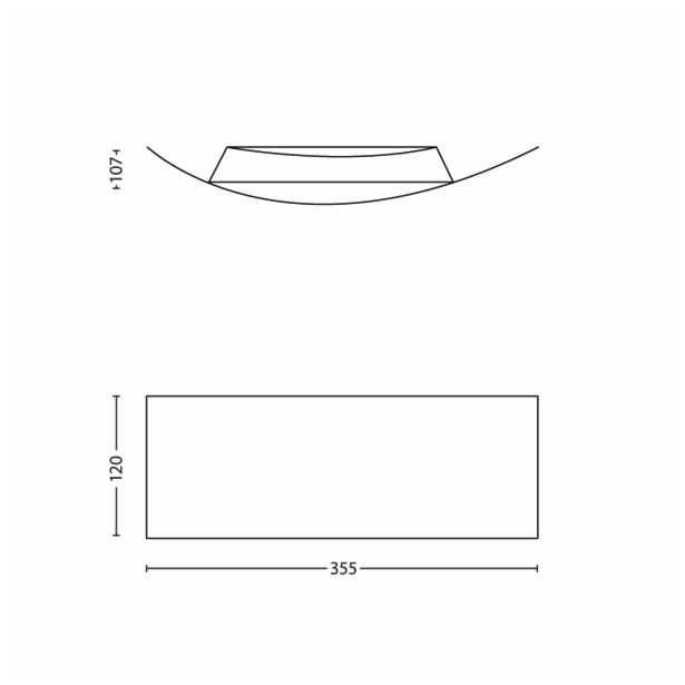 STENSKA SVETILKA ARROW 1X80W R7S