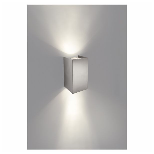 DEKORAT. STENSKA SVETILKA PHILIPS GABARDINE 2X50W GU10 33012/17/16 NIKELJ