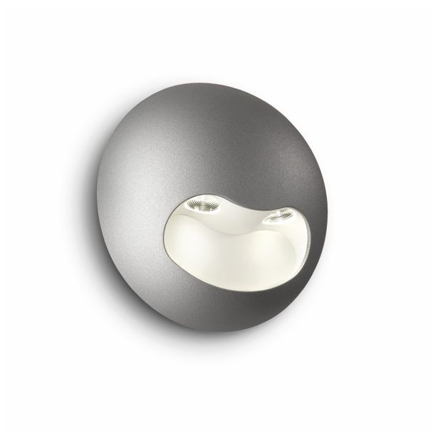 DEKORAT. STENSKA SVETILKA PHILIPS MILIO 2X2W LED 69085/87/16 SIVA