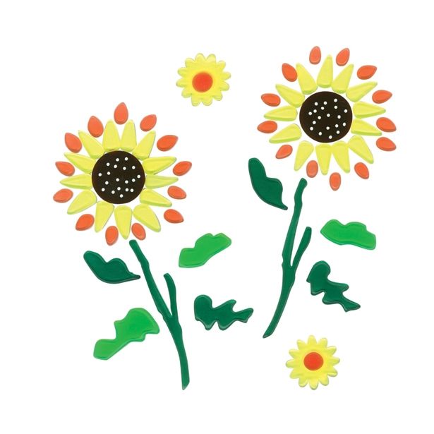 DEKORATIVNA NALEPKA STEUBER MAGIC GEL SONČNICI SREDNJI