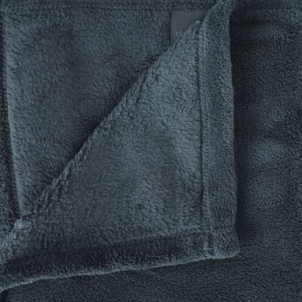 DEKORATIVNA ODEJA ATMOSPHERE 180X130 CM, MODRA, MIKROPLUSH