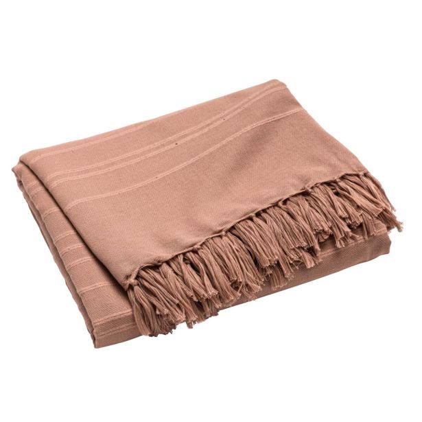 DEKORATIVNA ODEJA DOUCEUR D'INTÉRIEUR 180X220 LILIA MOCHA Z RESICAMI
