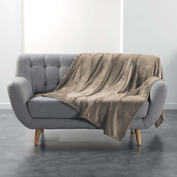 DEKORATIVNA ODEJA DOUCEUR D'INTÉRIEUR FLANELA 180X220 FLANOU RJAVA