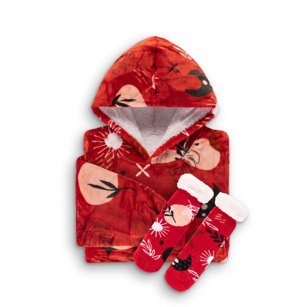 DEKORATIVNA ODEJA SVILANIT HOODIE ODRASLI BREEZE&NOGAVICE
