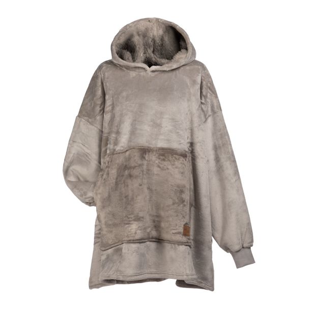 DEKORATIVNA ODEJA SVILANIT HOODIE ODRASLI ELLA GRAY&NOGAVICE