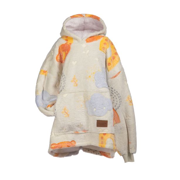 DEKORATIVNA ODEJA SVILANIT HOODIE OTROŠKI DREAMY BEARS NEON&NOGAVICE
