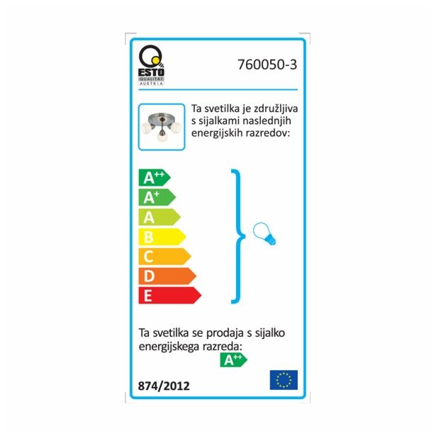 DEKORATIVNI LED REFLEKTOR ESTO MODUS 3X3W G9 LED
