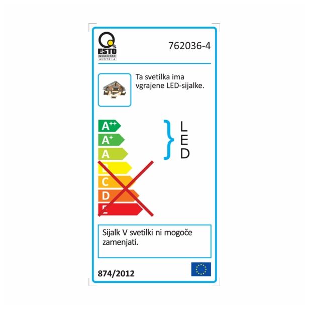 DEKORATIVNI LED REFLEKTOR ESTO PRINCE 4X5W SMD LED