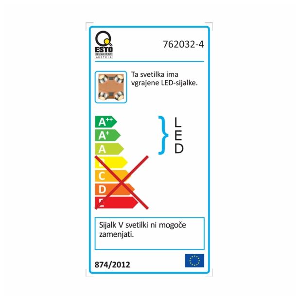 DEKORATIVNI LED REFLEKTOR ESTO VERUS 4X6W SMD LED