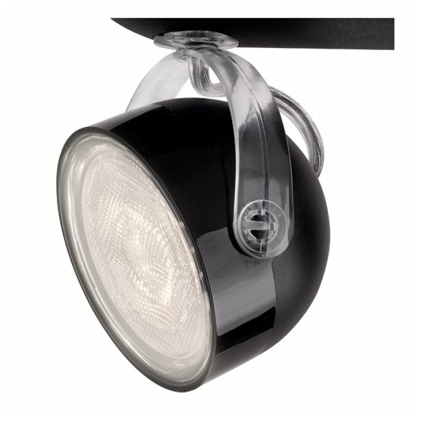 DEKORATIVNI LED REFLEKTOR PHILIPS DYNA 3X3W LED 53233/30/16 ČRNA