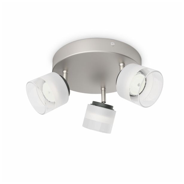 DEKORATIVNI LED REFLEKTOR PHILIPS FREMONT 3X4W LED 53333/17/16 NIKELJ