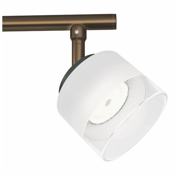 DEKORATIVNI LED REFLEKTOR PHILIPS FREMONT 4X4W LED 53334/06/16 BRONASTA