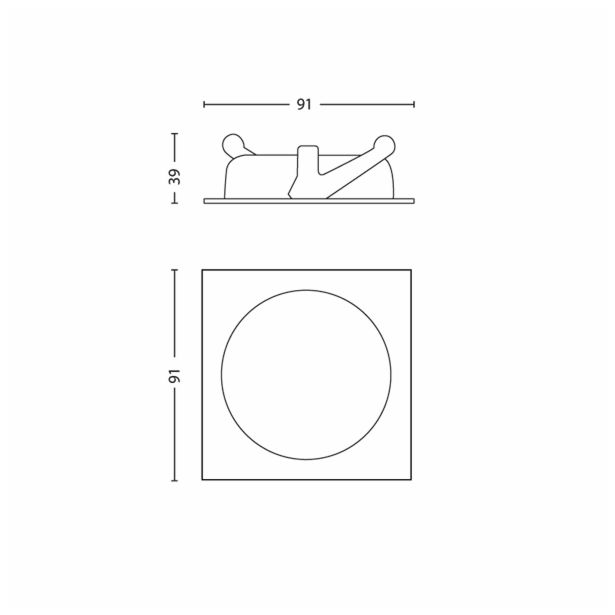 DEKORATIVNI LED REFLEKTOR PHILIPS GALILEO 3X3W LED 59080/11/16 KROM