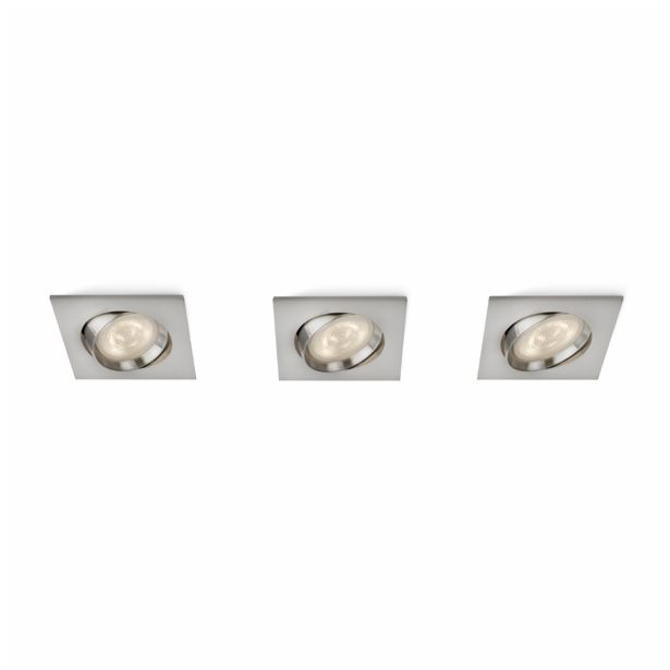 DEKORATIVNI LED REFLEKTOR PHILIPS GALILEO 3X3W LED 59080/17/16 NIKELJ