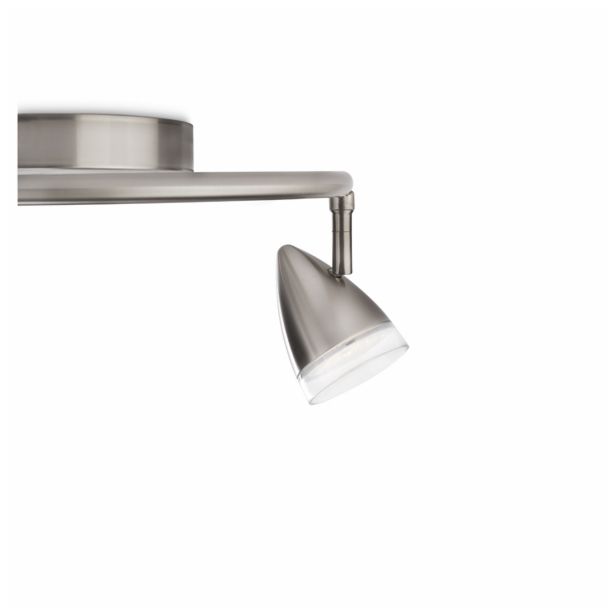 DEKORATIVNI LED REFLEKTOR PHILIPS MAPLE 3X3W LED 53219/17/16 NIKELJ