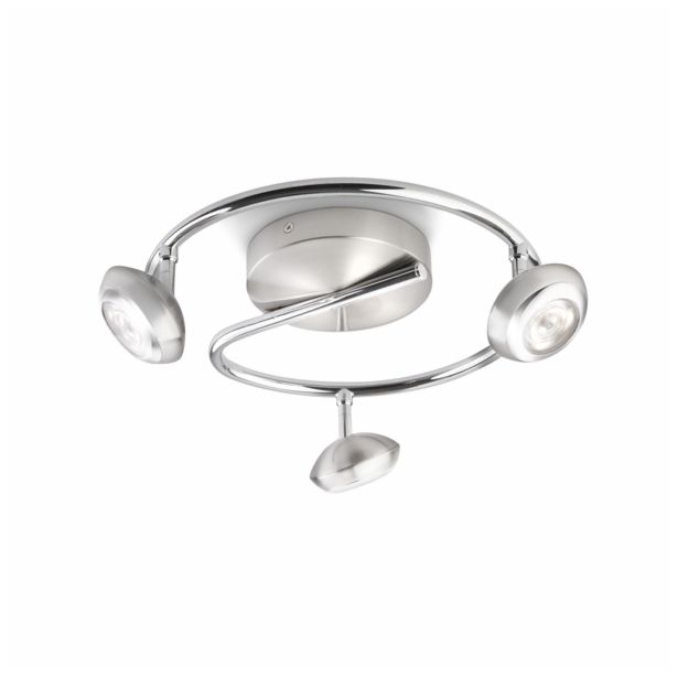 DEKORATIVNI LED REFLEKTOR PHILIPS SEPIA 3X3W LED 57179/17/16 NIKELJ