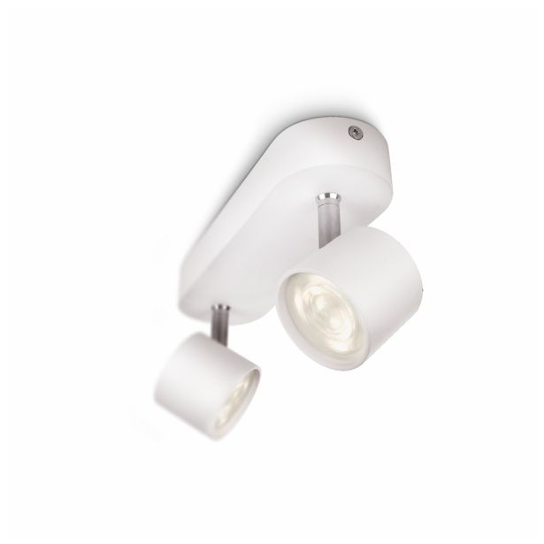 DEKORATIVNI LED REFLEKTOR PHILIPS STAR 2X3W LED 56242/31/16 BELA