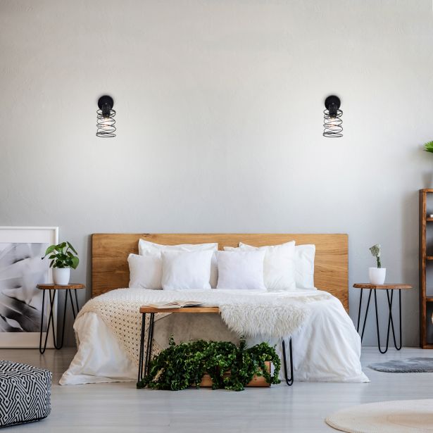 DEKORATIVNI REFLEKTOR BRILONER BLACK SPIRAL 1XE14