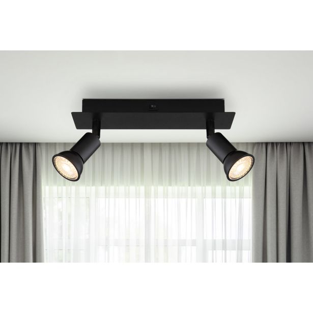 DEKORATIVNI REFLEKTOR DREW 2XGU10, ČRN ČRN