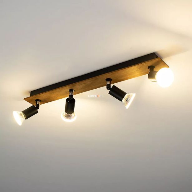 DEKORATIVNI REFLEKTOR DREW 4XGU10 LES / ČRN