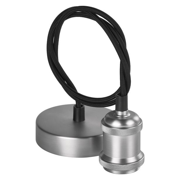 DEKORATIVNI REFLEKTOR EMOS NOSILEC ZA SVETILO E27 NIKELJ