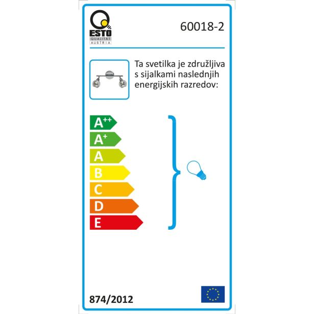 DEKORATIVNI REFLEKTOR ESTO JARON 2X40W E14