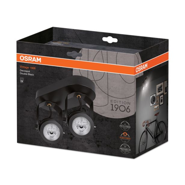 DEKORATIVNI REFLEKTOR OSRAM DOUBLE SPOT SCHWARZ