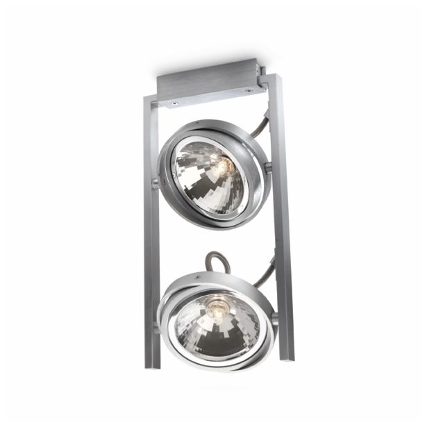 DEKORATIVNI REFLEKTOR PHILIPS FAST 2X42W G9 53062/48/16 ALUMINIJ