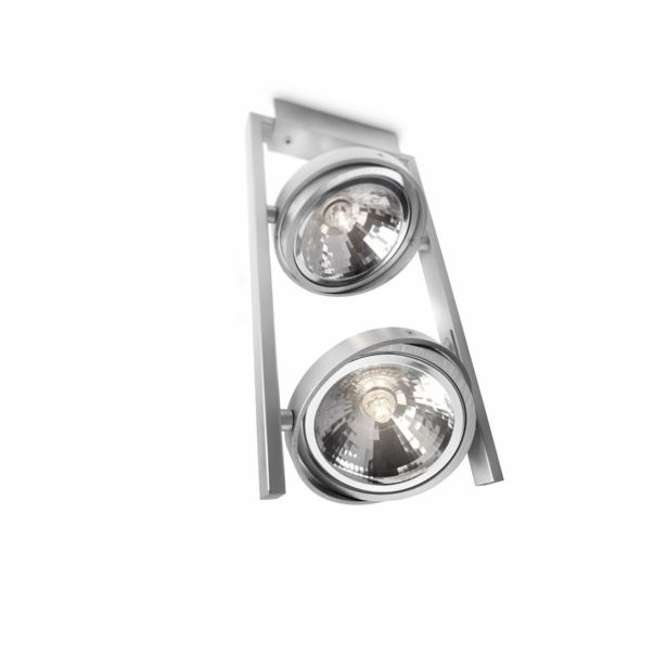 DEKORATIVNI REFLEKTOR PHILIPS FAST 2X42W G9 53062/48/16 ALUMINIJ