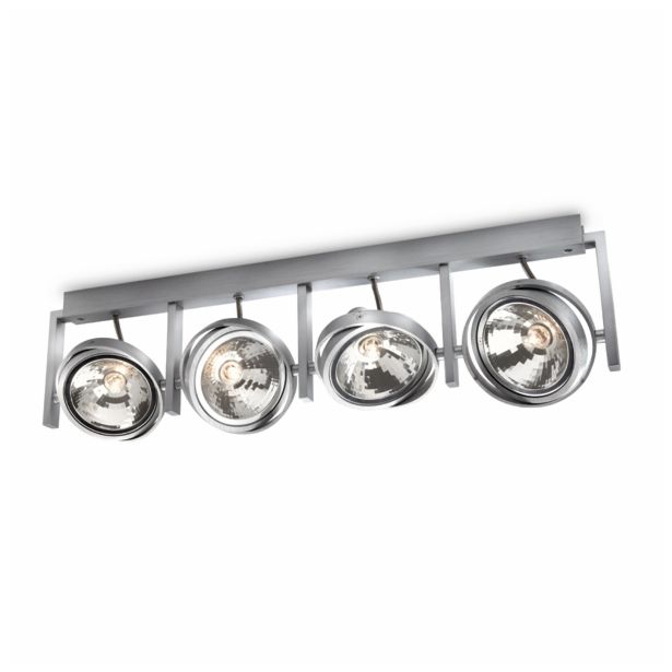 DEKORATIVNI REFLEKTOR PHILIPS FAST 4X42W G9 53064/48/16 ALUMINIJ