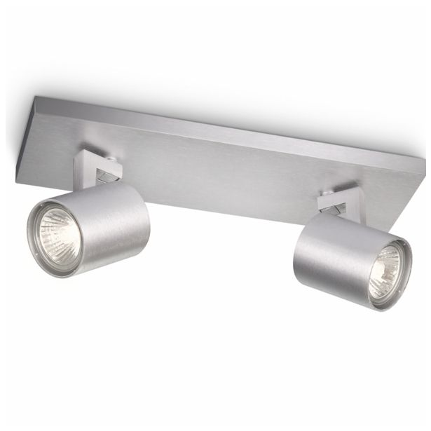 DEKORATIVNI REFLEKTOR PHILIPS RUNNER 2X35W GU10 53092/48/16 ALUMINIJ