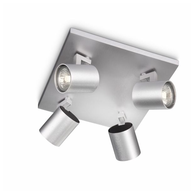 DEKORATIVNI REFLEKTOR PHILIPS RUNNER 4X35W GU10 53094/48/16 ALUMINIJ