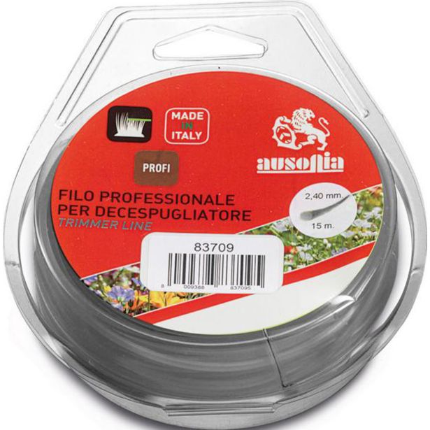 DEL ZA KOSILNICO AUSONIA NITKA OKROGLA 2.4MMX15M 83709