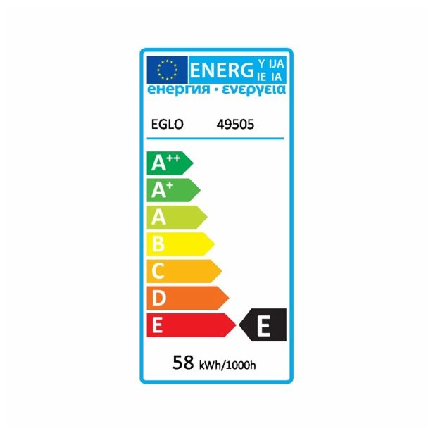 DEL ZA SVETILKO EGLO DEKORATIVNA SIJALKA E27 60W GLOBE G95